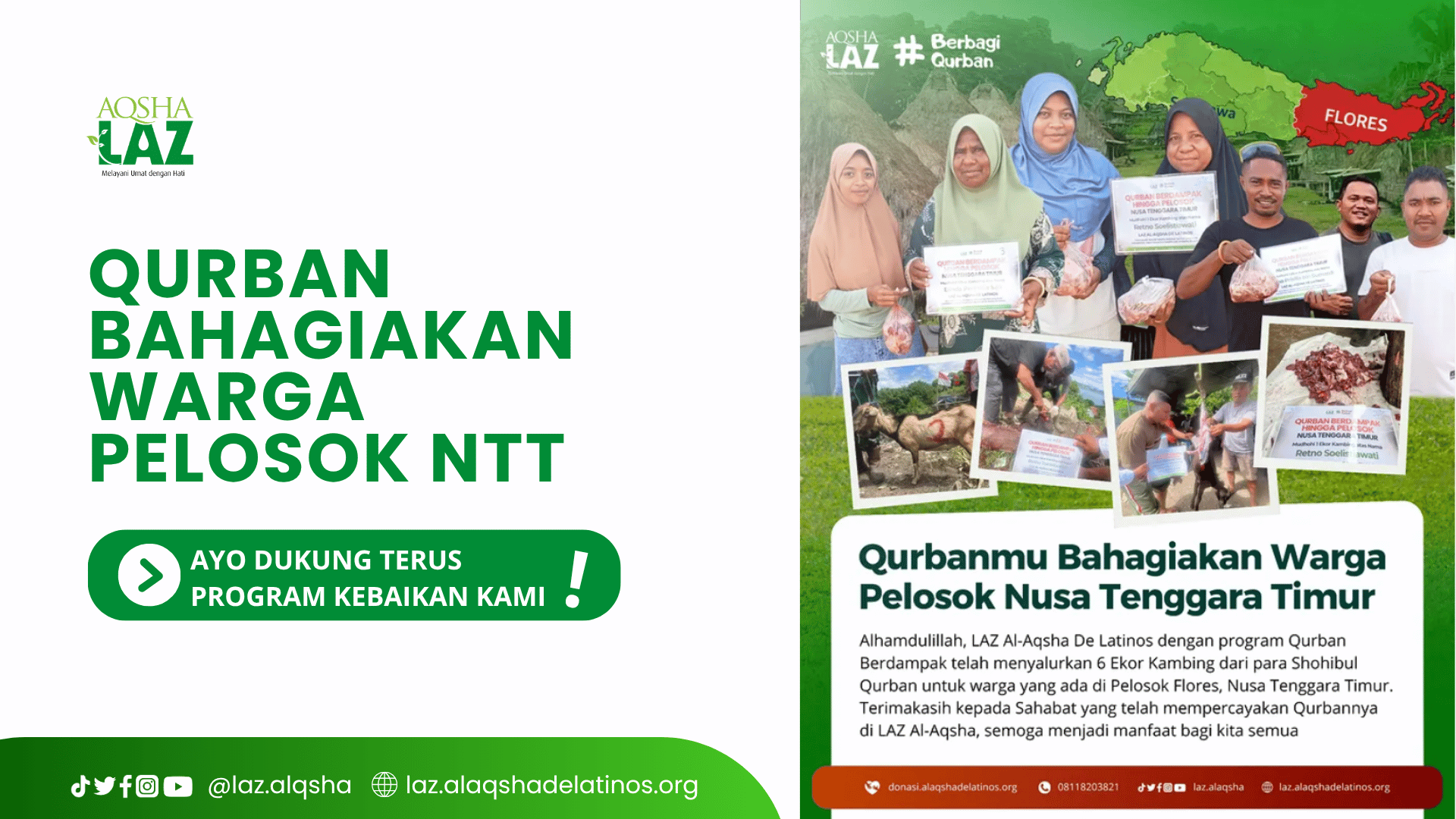 Penyaluran Qurban Hingga Pelosok Nusantara